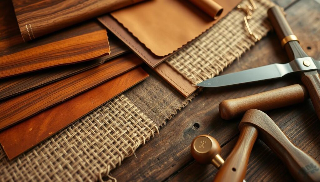 artisan furniture materials